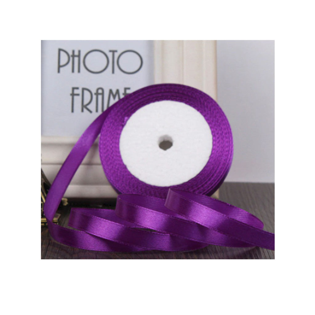 (25 yards/roll) 6mm Satin Ribbon Wholesale Gift Packing Christmas decoration diy Ribbons roll fabric