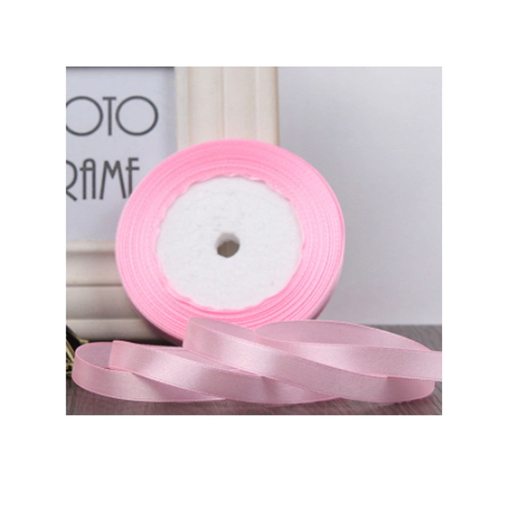 (25 yards/roll) 6mm Satin Ribbon Wholesale Gift Packing Christmas decoration diy Ribbons roll fabric