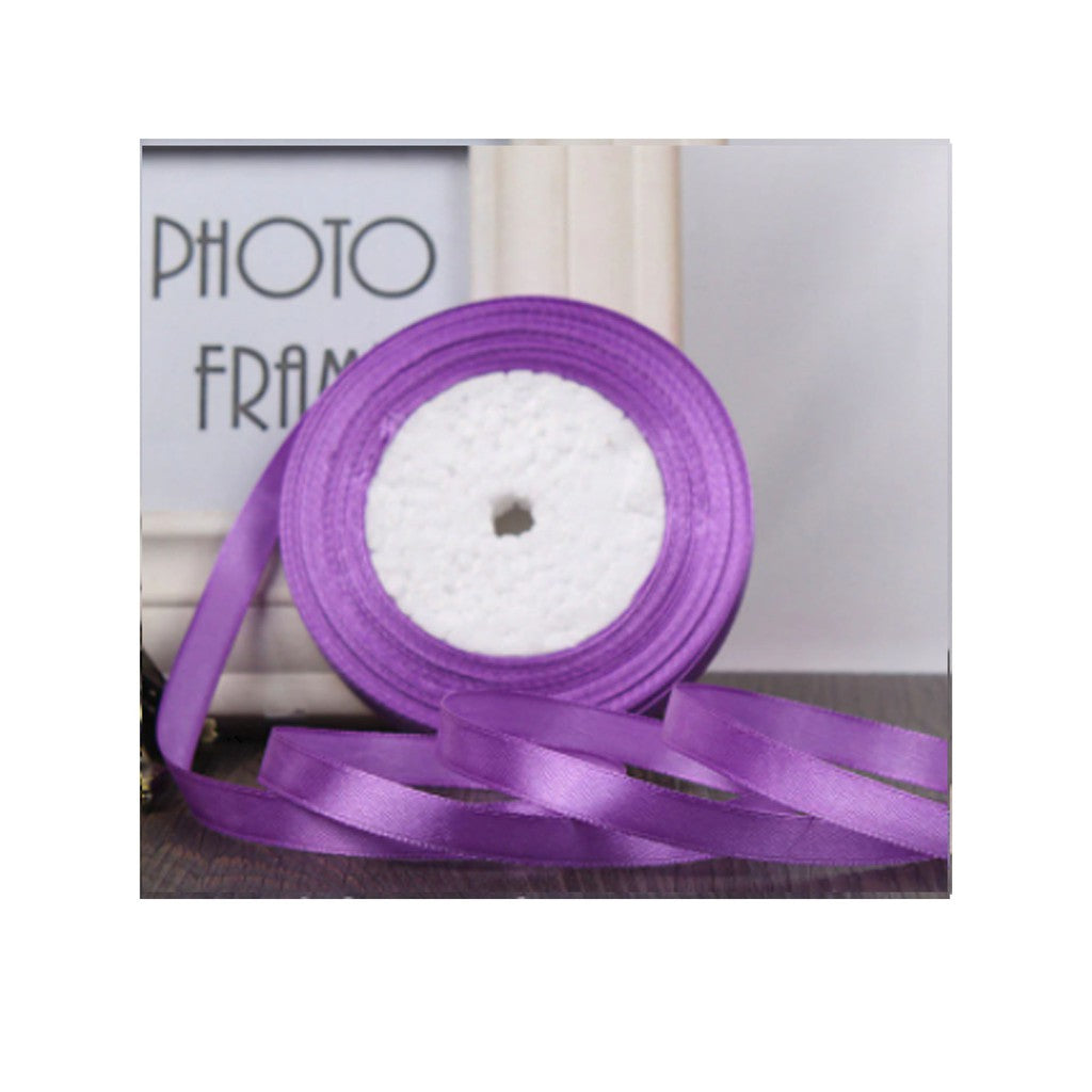 (25 yards/roll) 6mm Satin Ribbon Wholesale Gift Packing Christmas decoration diy Ribbons roll fabric