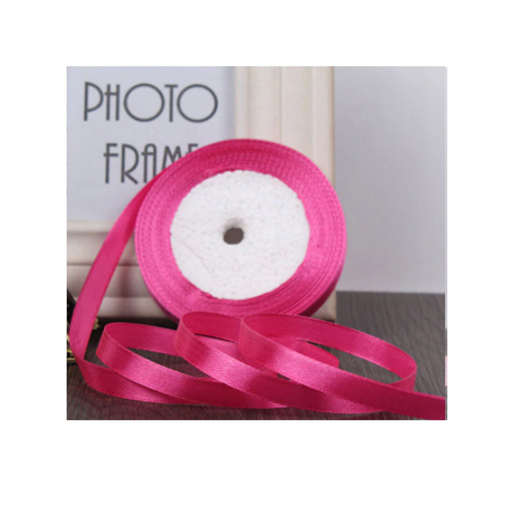 (25 yards/roll) 6mm Satin Ribbon Wholesale Gift Packing Christmas decoration diy Ribbons roll fabric