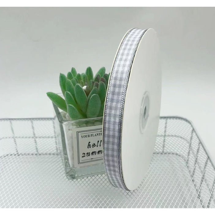 5 Yards | High Quality Checkered Ribbon Decoration Gift Lace