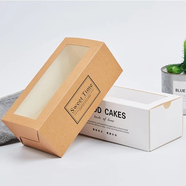 1pc Cake roll box Pastry Banana Loaf Brownies Cookies Tart Box