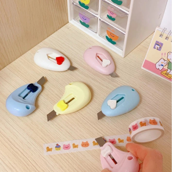 Cute Art Knife Mini Cutter utility Knife Stationary School Supplies