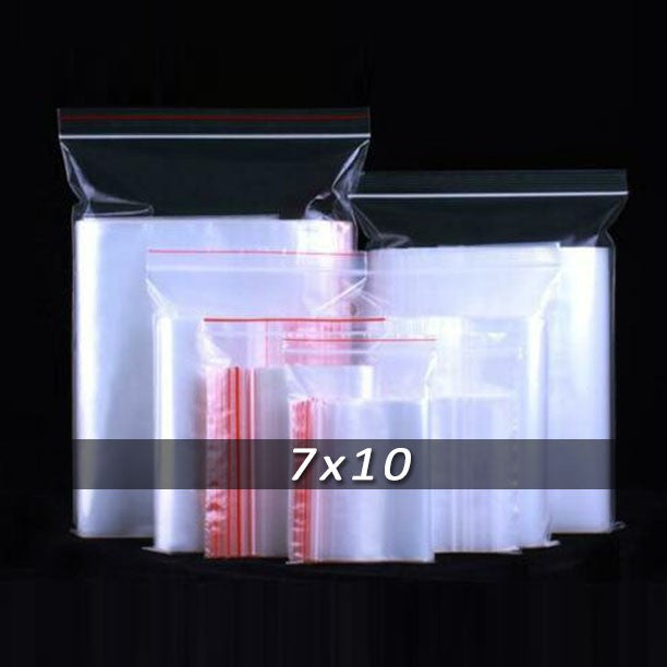 100pcs SMALL Resealable Bags Clear Food Storage Package Re-Closable Vacuum Storage Bag