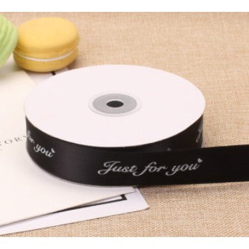 (45 Yards) 1cm 2.5cm Colorful just for you Ribbon Roll Gift Flower Wrapping Decorations II