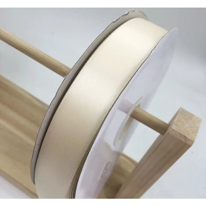 (0.6cm, 1cm, 2cm, 4cm, 5cm) Milky White 5 Yards High Quality Satin Ribbon High Quality Sin