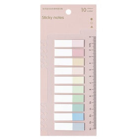 (200 Sheets) Sticky Notes Neon Page Markers Paper Index Bookmark Sticky Notes Stationery