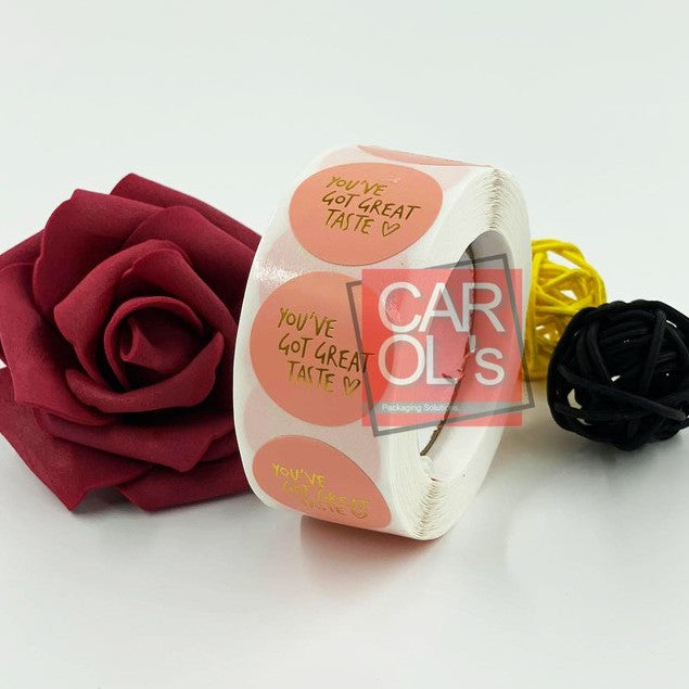 500 sheets | More Designs Stickers | self-adhesive label sealing packaging label | 2.5 cm / 1 inch