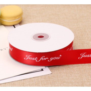 (45 Yards) 1cm 2.5cm Colorful just for you Ribbon Roll Gift Flower Wrapping Decorations II