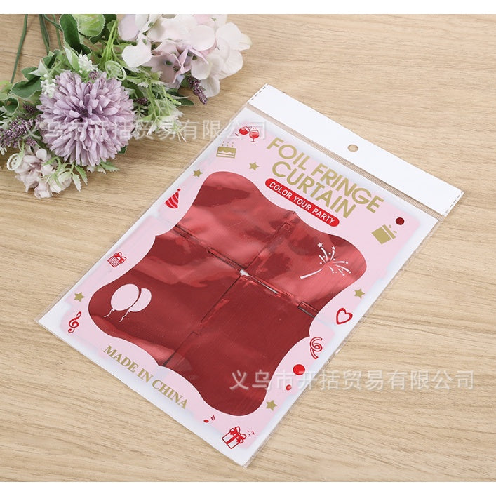 (2 METERS) SQUARE foil curtain party needs birthday decor party decorations foil curtain