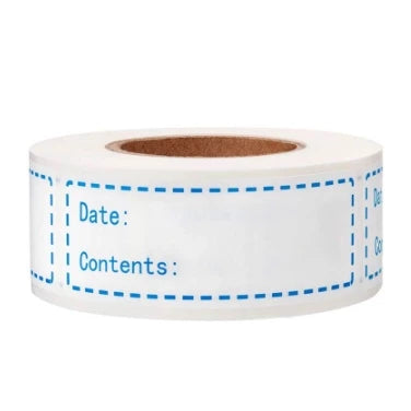 125pcs/ roll Date Content mark Kitchen Stickers Freezer Food Storage safety Labels