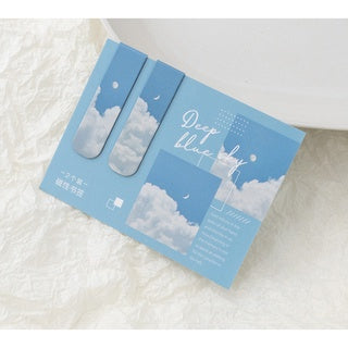 2pcs Magnet Bookmark Magnetic Reading Book Mark Page Clips Stationery