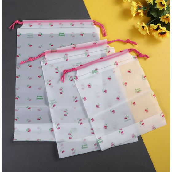 Storage Bag Waterproof Frosted Gift Packaging Bag Drawstring Clothing Cosmetic Storage Bag