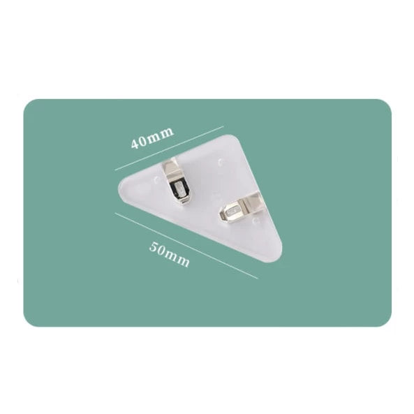 Corner Clips Set Triangle Transparent Page Holder Index Clamp Clip