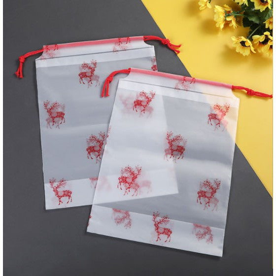 Storage Bag Waterproof Frosted Gift Packaging Bag Drawstring Clothing Cosmetic Storage Bag