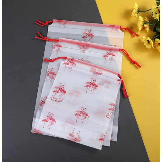 Storage Bag Waterproof Frosted Gift Packaging Bag Drawstring Clothing Cosmetic Storage Bag
