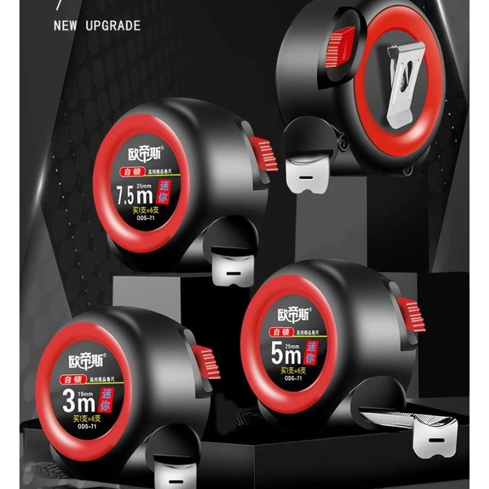 Self-Lock Mini Tape Measure 3Meter Ruler Measuring Tapes drop-resistant tape measure