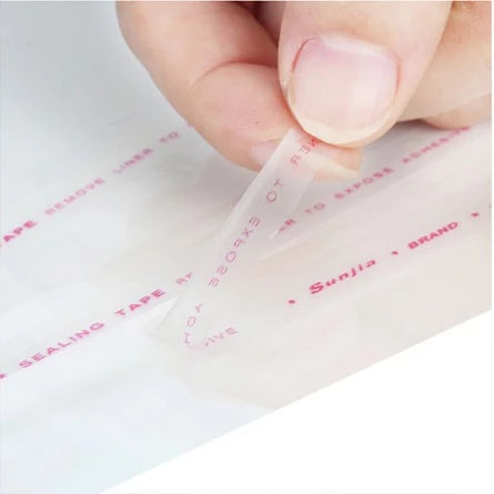 (100pcs) BIG OPP Plastic with Adhesive Tape for Clothes with Air Hole