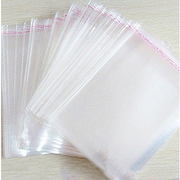 (100pcs) BIG OPP Plastic with Adhesive Tape for Clothes with Air Hole