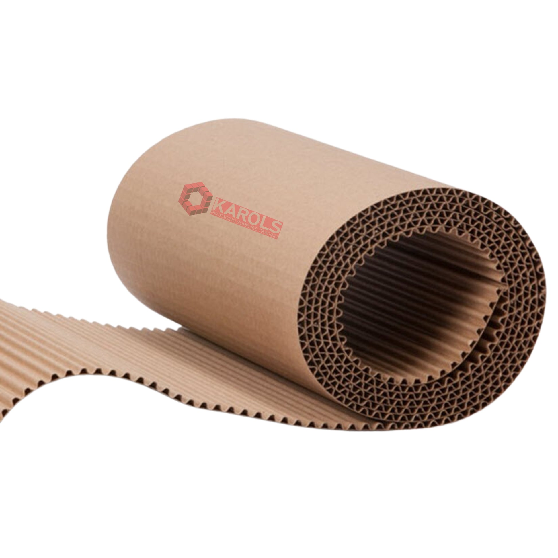 (6, 8, 9 inches) 1m Single Face Corrugated Carton Roll
