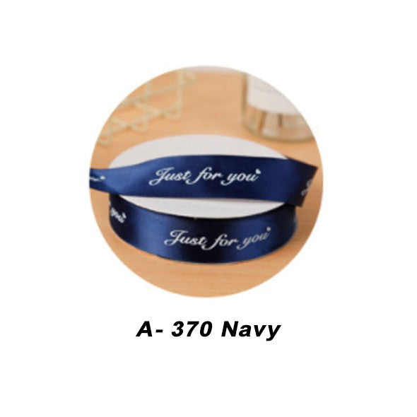 (45 Yards) 1cm 2.5cm Colorful just for you Ribbon Roll Gift Flower Wrapping Decorations II