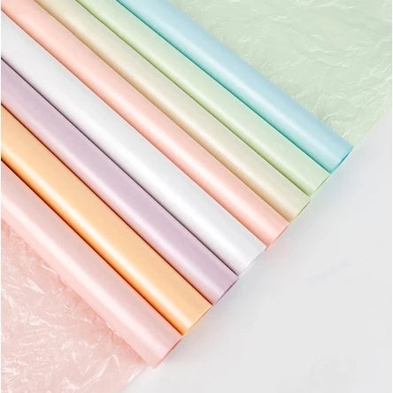 20pcs | Pearlescent Inner paper for flower bouquet wrapper pearl paper