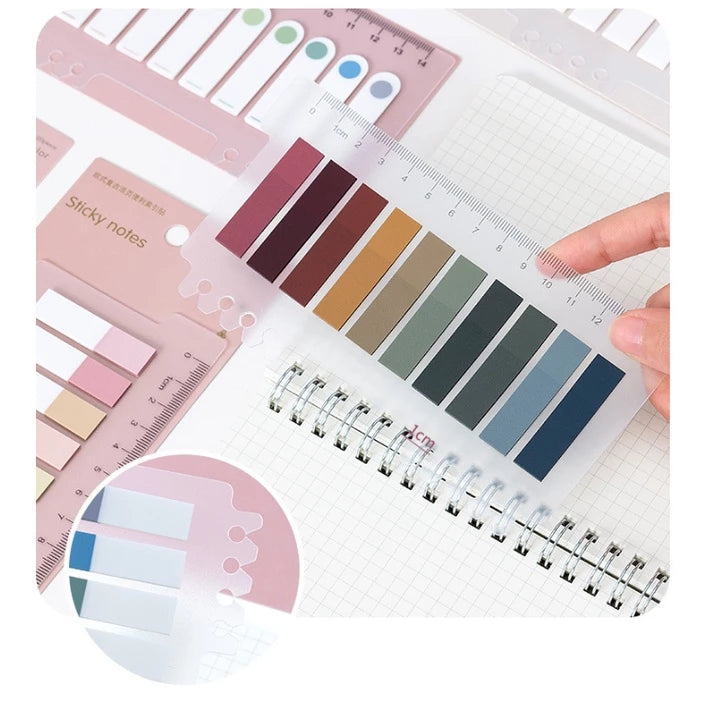 (200 Sheets) Sticky Notes Neon Page Markers Paper Index Bookmark Sticky Notes Stationery