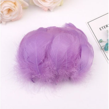 (100pcs) Feather Home Crafts Goose Transparent Bobo Ball Filler Natural