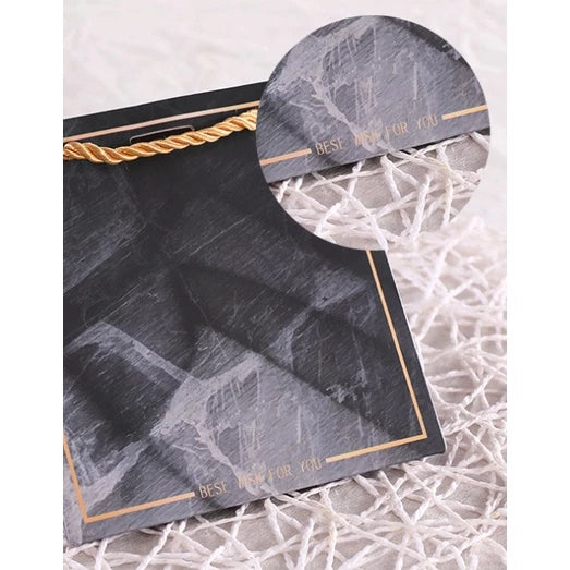 1pc Marble Paper Bag Premium Quality Gift Bags Gift Packaging Paper Bag