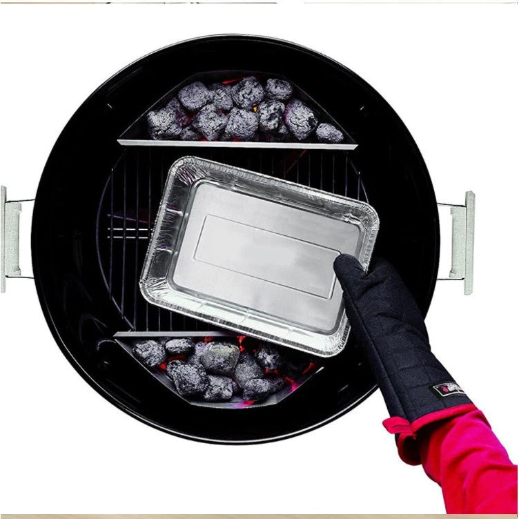 10pcs Aluminum food Trays with Lid disposable lunch box food container Aluminum tray