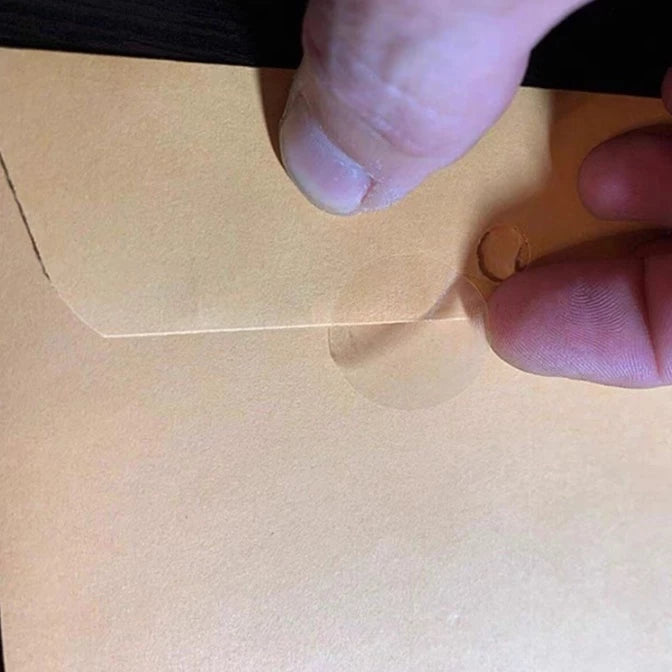 500Pcs A Roll Round Pvc Transparent Sticker Scrapbooking and Seal Label