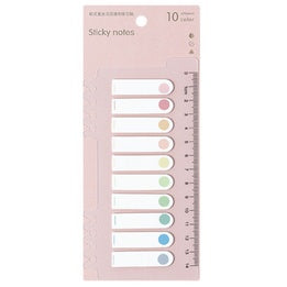 (200 Sheets) Sticky Notes Neon Page Markers Paper Index Bookmark Sticky Notes Stationery