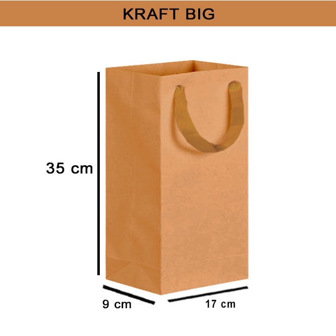Premium Quality Wine Paper Bag giveaways paper bag Kraft material wine paper bag