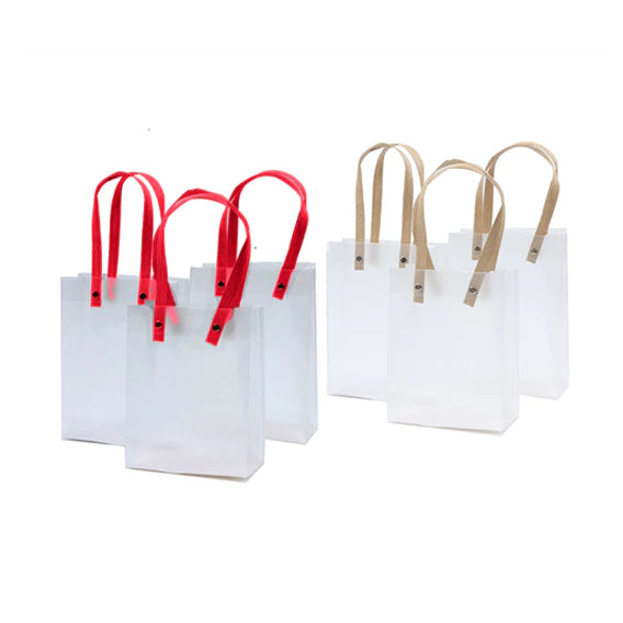 Frosted Plastic PVC Transparent Bags Souvenir Tote Bag