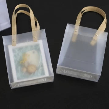 Frosted Plastic PVC Transparent Bags Souvenir Tote Bag