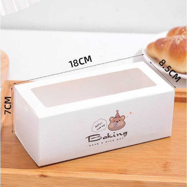 1pc Cake roll box Pastry Banana Loaf Brownies Cookies Tart Box