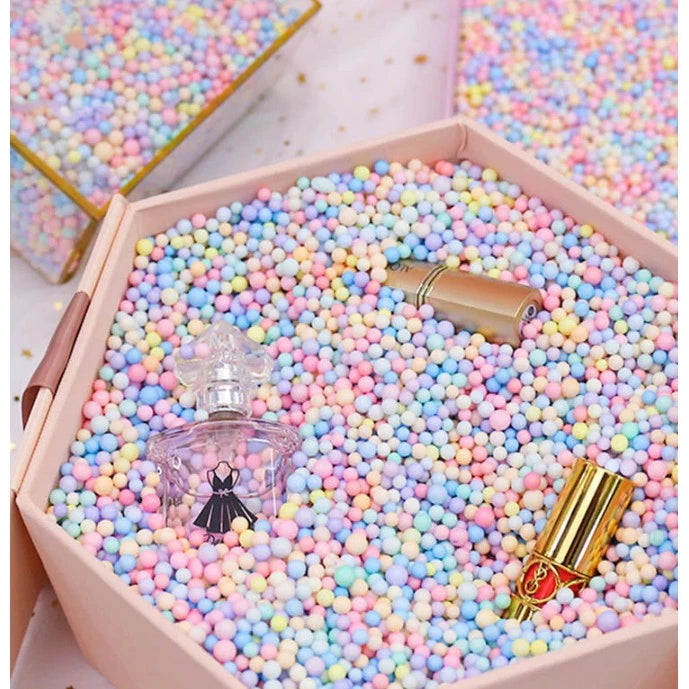 50g | Colorful Styrofoam Balls Meteor Stuffing Ball Round Mini Foam Ball Decoration Foam