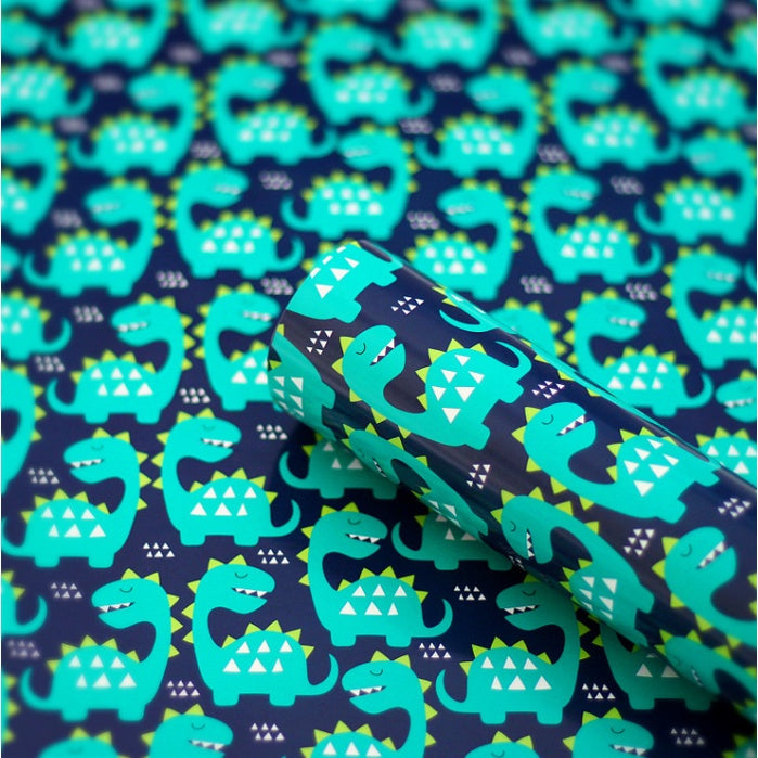 (5pcs) Glossy coated Tropical Rainforest Dinosaur Unicorn Flamingo Gift-Wrapping paper