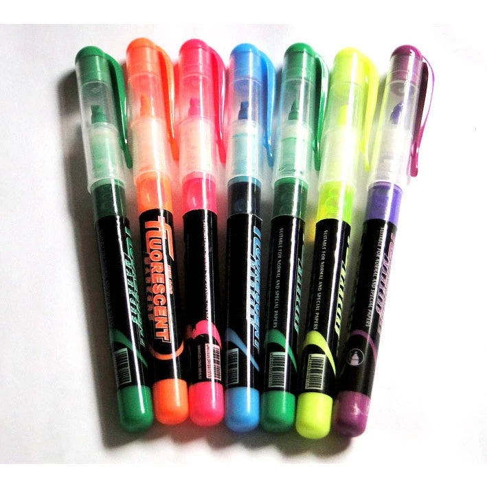 Liquid highlighter 6-color marker note pen