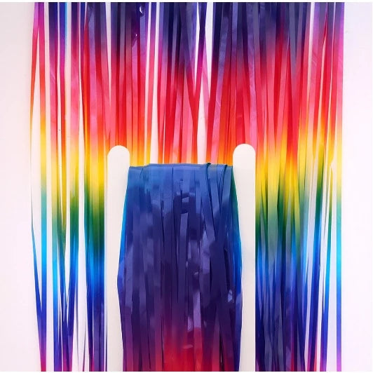 (2Meters) Pastel Foil Curtain Birthday Decor Party Decoration Foil Curtain