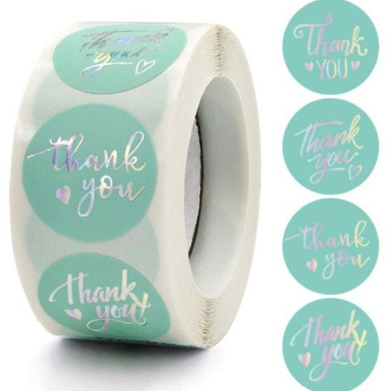 500 sheets | More Designs Stickers | self-adhesive label sealing packaging label | 2.5 cm / 1 inch