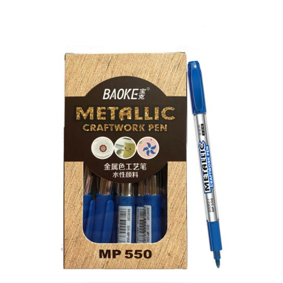 1.5mm Metallic Gold/Silver/Colorfully Marker Pen for DIY/Art Coloring/Scrapbooking Stationery