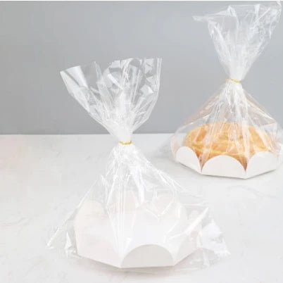 10 pcs 6- & 8-inches Cake Wrap with Board Cake Plastic bag Cake packaging Pouch