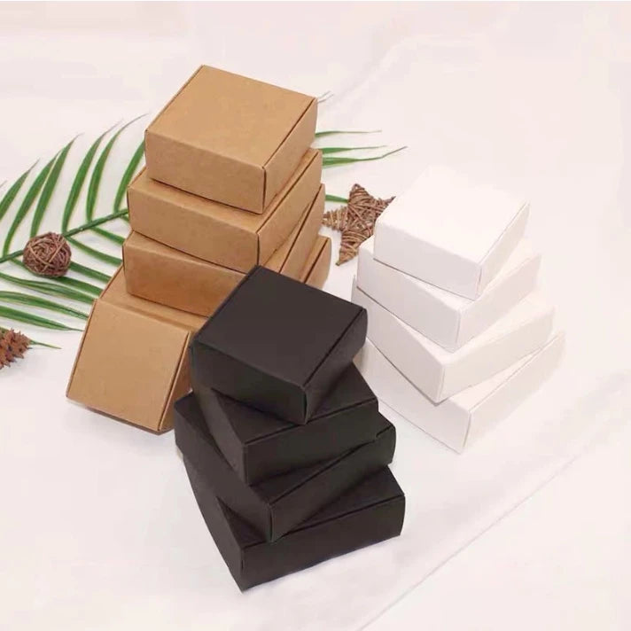 10pcs per order Kraft Paper Box Mailer Box Carton box for gifts Jewelry DIY Wedding box