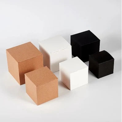 10pcs Kraft Square Box White/Brown for electronics, cosmetics, coffee drip, Mailer box