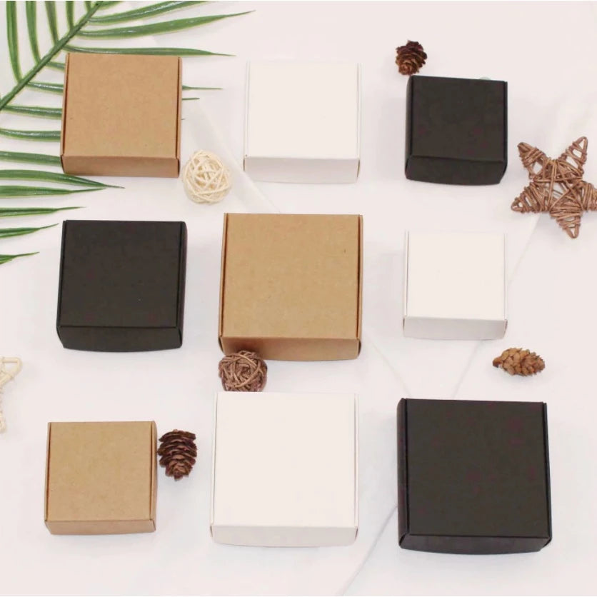 10pcs per order Kraft Paper Box Mailer Box Carton box for gifts Jewelry DIY Wedding box