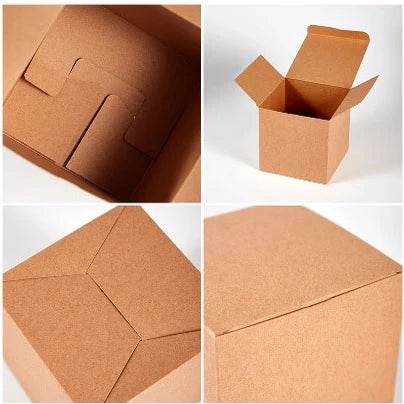 10pcs Kraft Square Box White/Brown for electronics, cosmetics, coffee drip, Mailer box