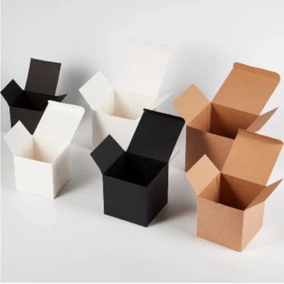 10pcs Kraft Square Box White/Brown for electronics, cosmetics, coffee drip, Mailer box
