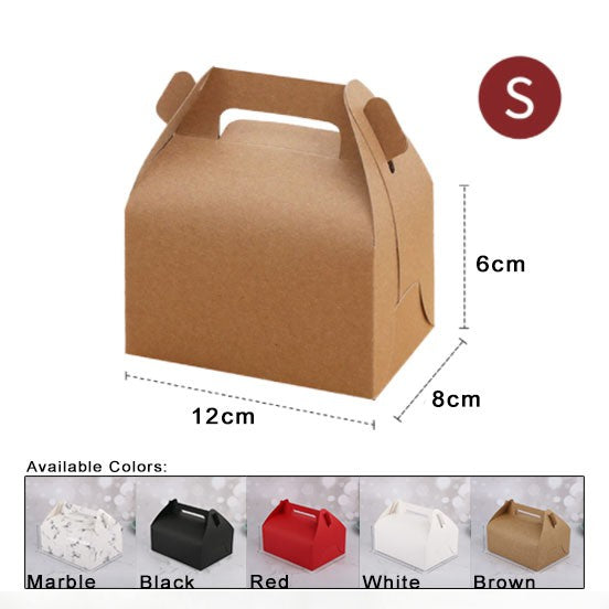Pastry Kraft Paper Case Cake Cookie Food Pack Cake Picnic Box