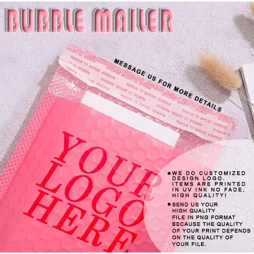 Pink | Blue | Peach | Black Thankyou Bubble Mailer Plastic Padded Envelope Shipping Bag Packaging1pc